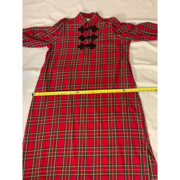 HOUSE OF MBR RED TARTAN BOUVIER LONG $385 NWT SIZE XL - Picture 14 of 14